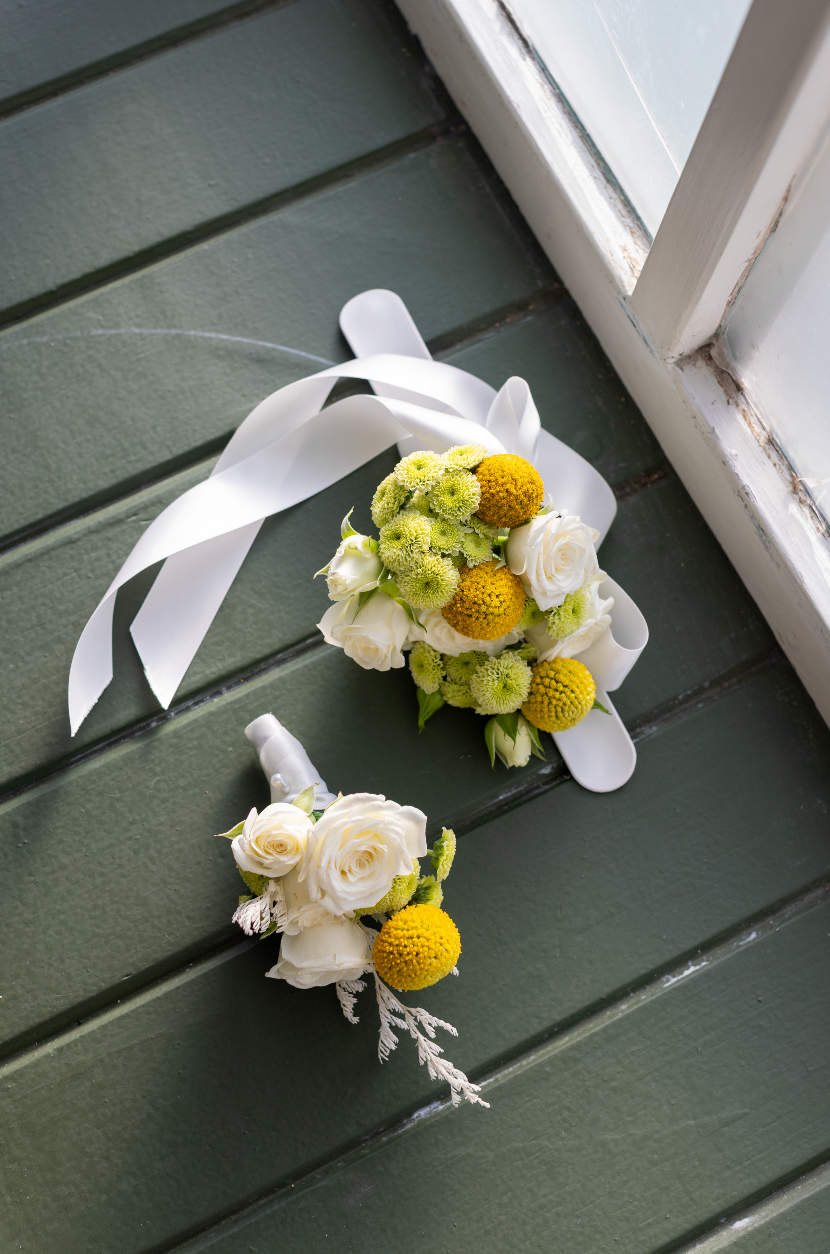 Wrist Corsage & Buttonhole Combo