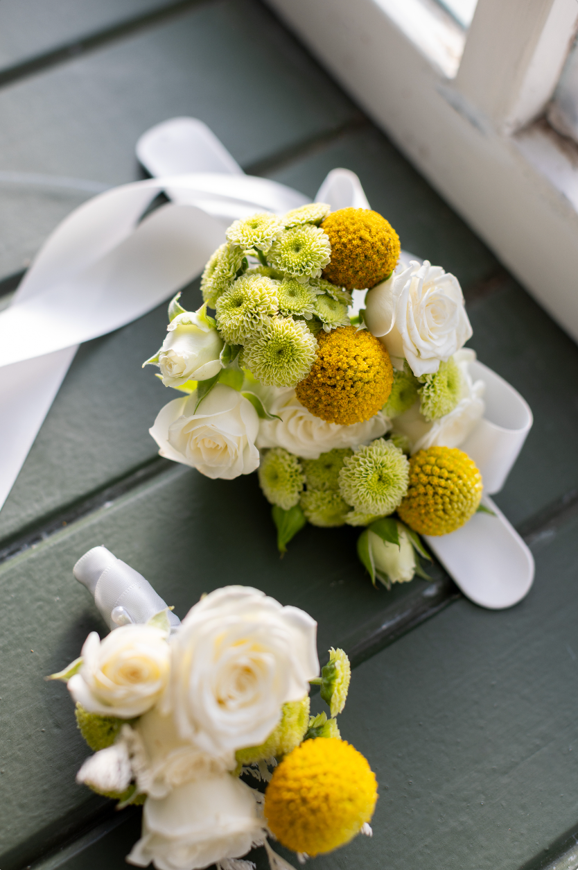Wrist Corsage & Buttonhole Combo